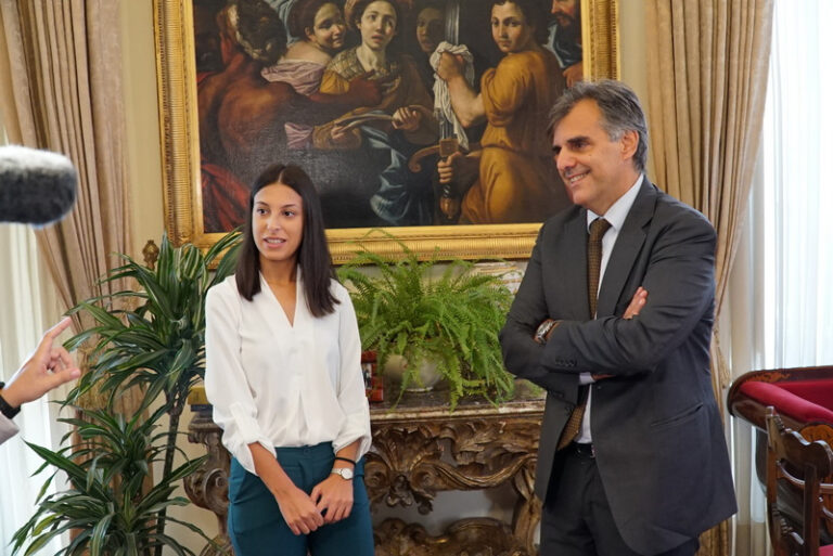 Il Rettore incontra Adelaide Librizzi, studentessa nominata Alfiere del Lavoro dal Presidente Mattarella