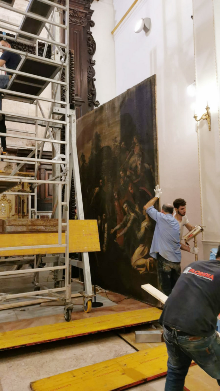 Da Mazara a Partanna, una copia dello “Spasimo di Sicilia” va a restauro<br><br>