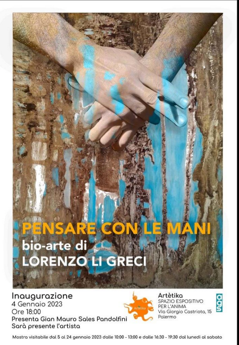 Dalla Finlandia a Palermo, la bioarte con la lignina di Lorenzo Li Greci in mostra da Artétika 