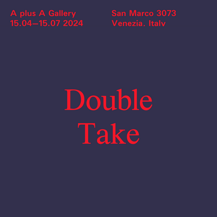 Double Take – A plus A Gallery